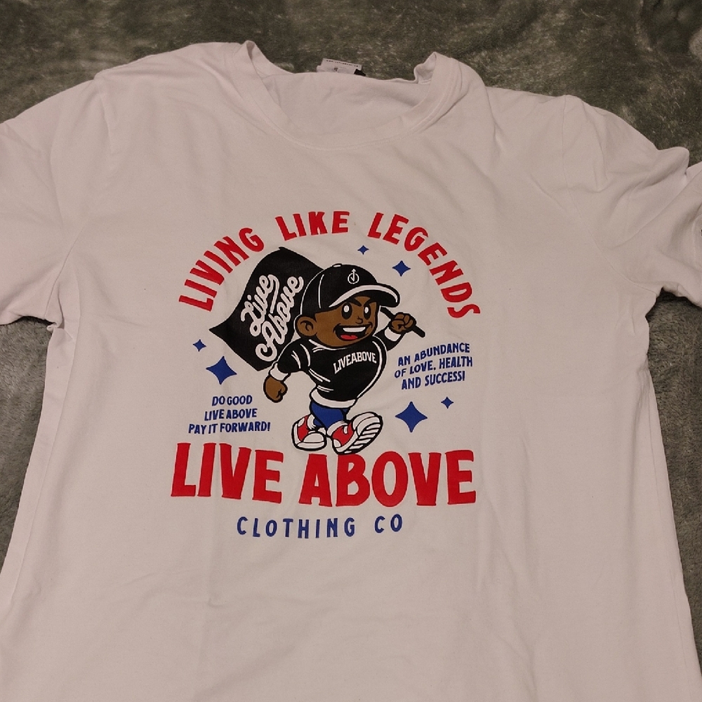 White Graphic Tee